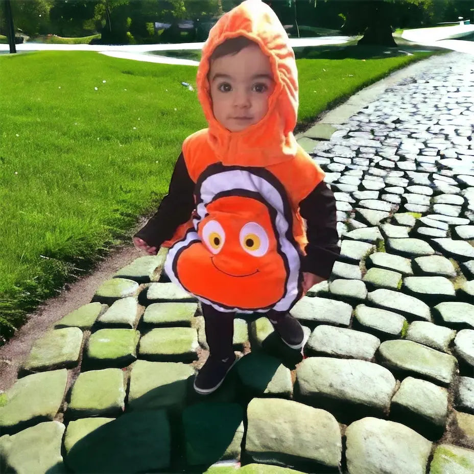 Toddler Finding Nemo Costume Stuffed Tail Halloween Cosplay Bling Bling Baby Boutique